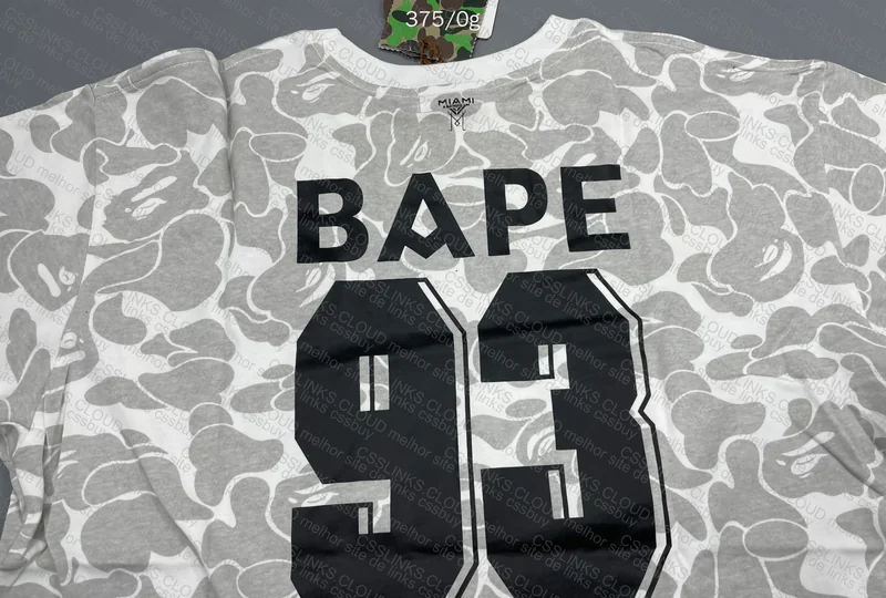Bape x Inter Miami Gray T-shirt 6