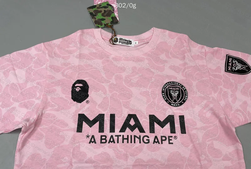 Bape x Inter Miami Pink T-shirt 3