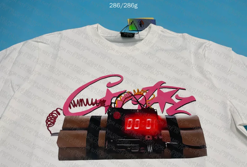 Corteiz No Time 4 Luv Tee White 4