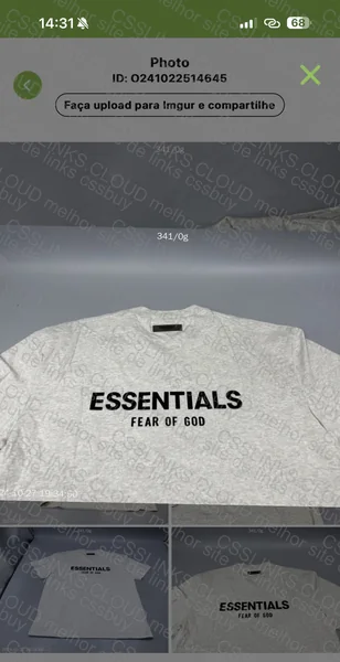 T SHIRT FOG X ESSENTIAL 3