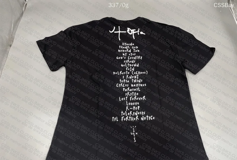 T shirt travis scott utopia 2