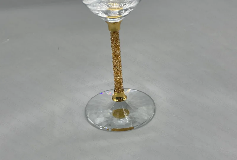 Wine Glass in Swarovski Style 3
