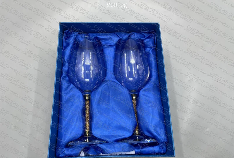Wine Glass in Swarovski Style 9