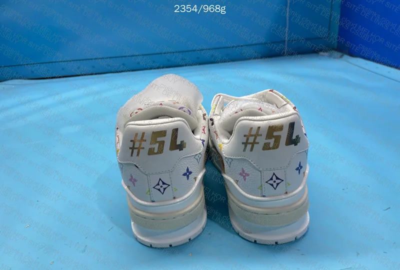 Takashi Murakami x Louis Vuitton LV Trainer White 2