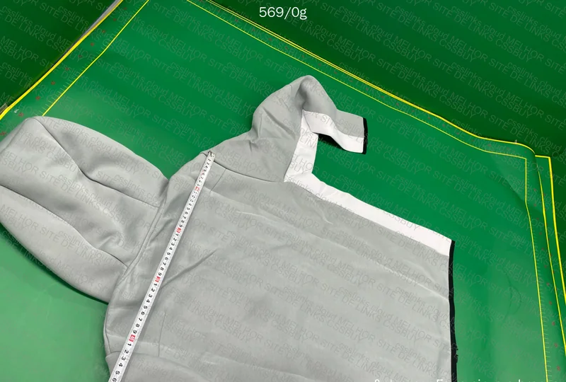 Gray and White Fleece Tech (With Measurements) 5