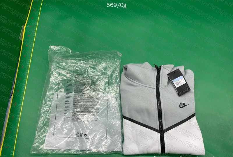 Gray and White Fleece Tech (With Measurements) 8