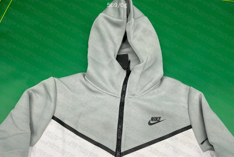 Gray and White Fleece Tech (With Measurements) 9