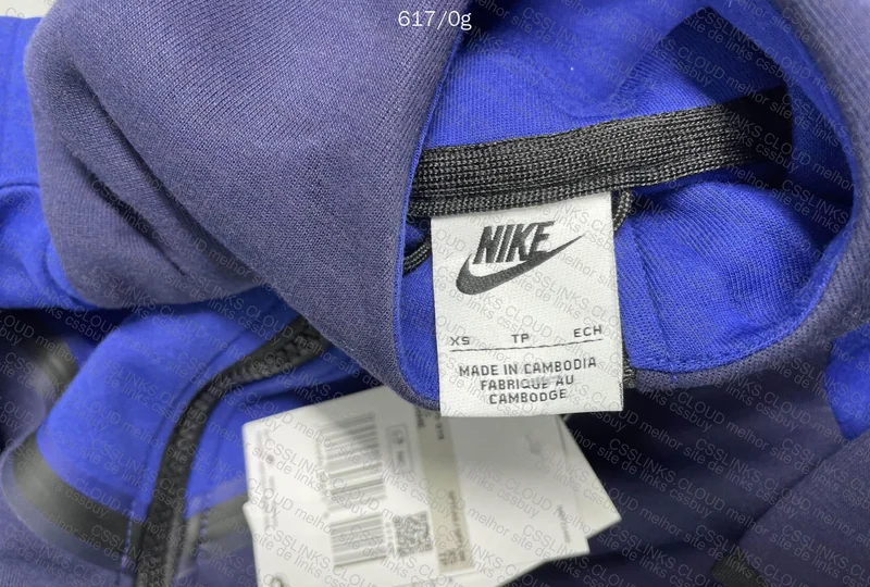 Tech Fleece Blue from Husky with Measurements 4