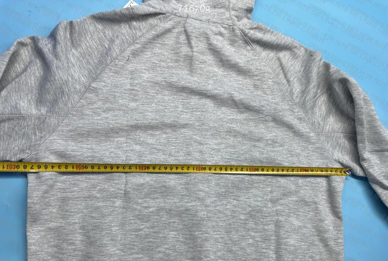 Tech Fleece Gray with Measurements 10