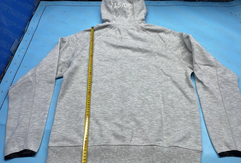 Tech Fleece Gray with Measurements 7