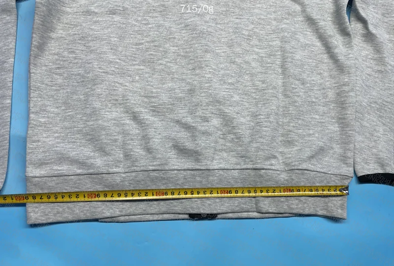 Tech Fleece Gray with Measurements 9