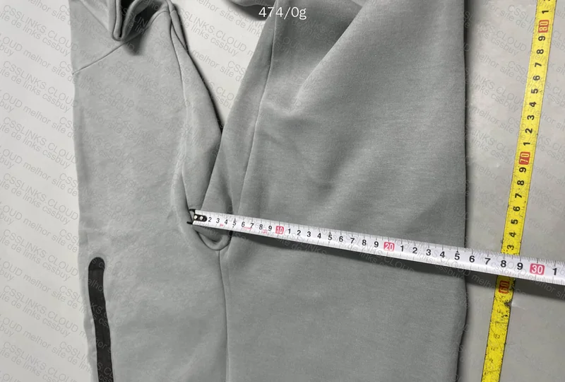 Tech Fleece Gray from Husky with Measurements 10