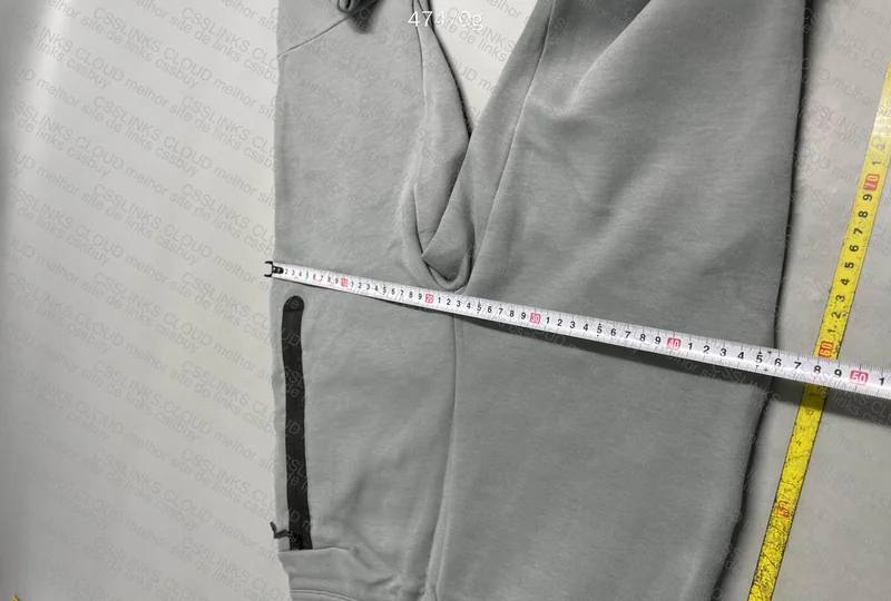 Tech Fleece Gray from Husky with Measurements 9