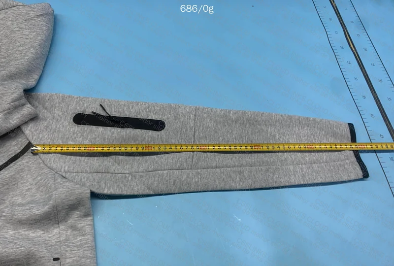 Tech Fleece (with Measurements) 8
