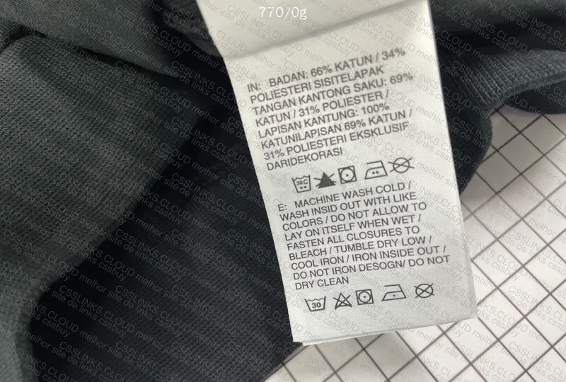 Nocta Tech Fleece with Measurements 2