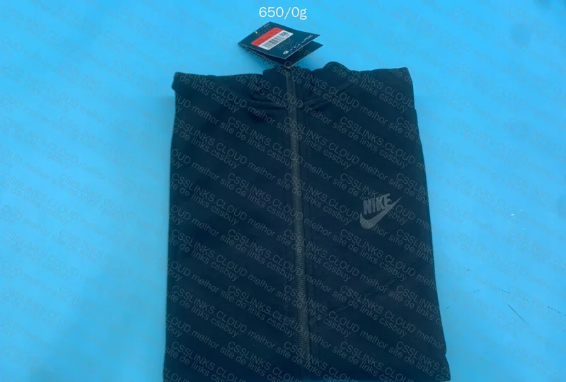 Black Nike Tech Fleece with Measurements