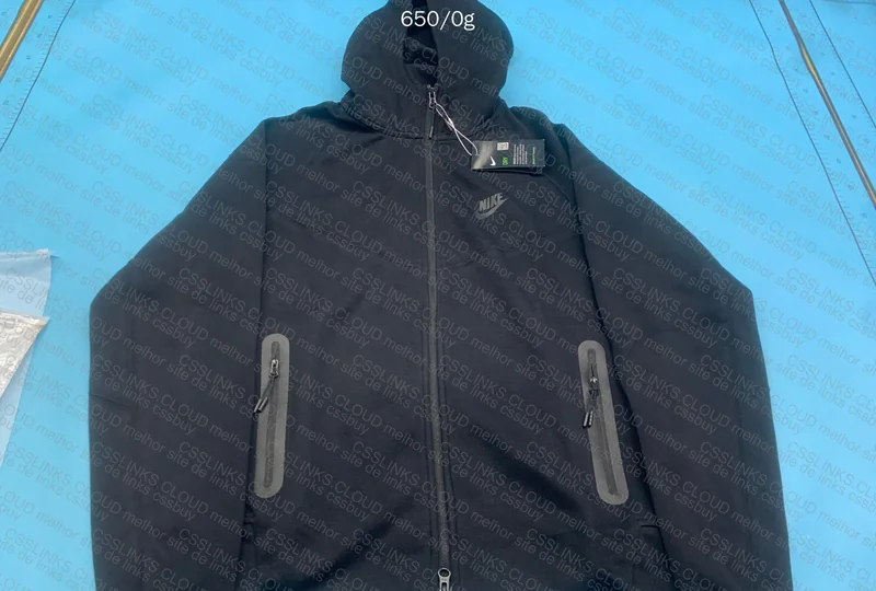 Black Nike Tech Fleece with Measurements 4