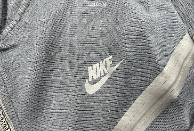 Black Nike Tech Fleece with Measurements 5