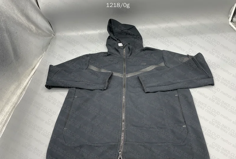 Black Nike Tech Fleece with Measurements 7