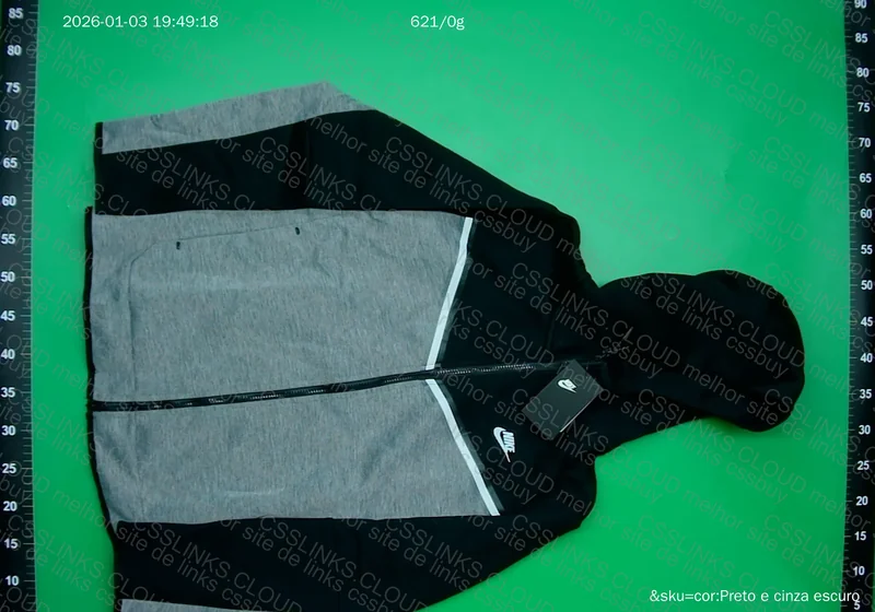 Gray/Black Nike Tech Fleece 3