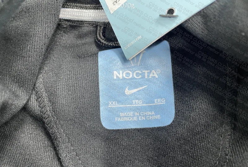 Nocta Tech Fleece 120Y (with Measurements)