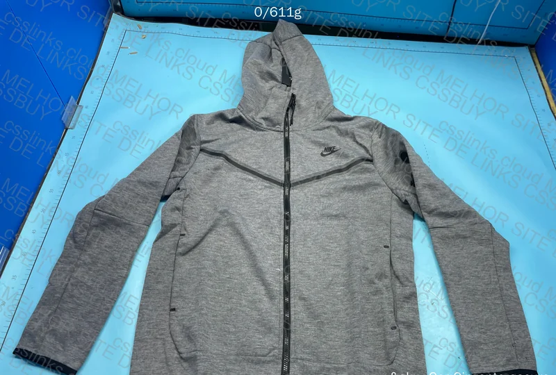 Gray & Black Tech Fleece 5