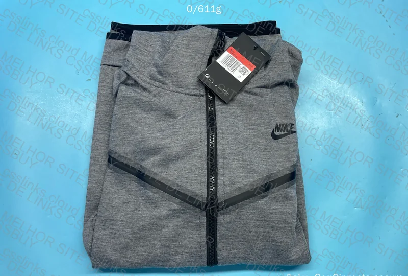 Gray & Black Tech Fleece 8