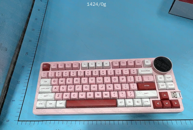 Pink Feker K75 Keyboard with Screen 6