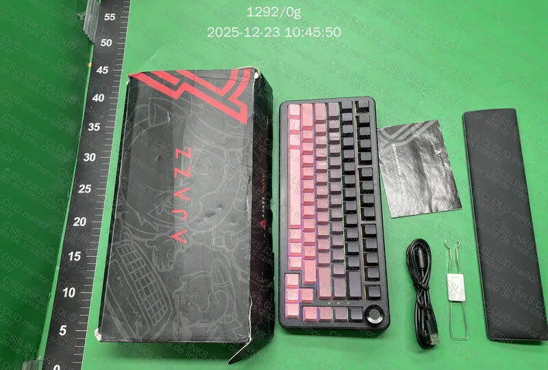 Teclado mecânico ajazz ak820 max plus achadinho 2