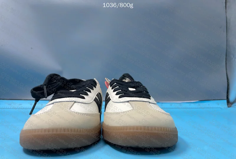 Adidas Samba White and Yellow Top Batch Sneakers 8