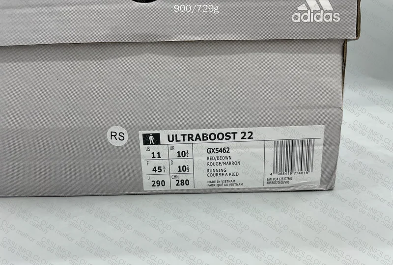 Adidas Ultraboost 22 - GX5462 - Vivid Red Sneakers 10