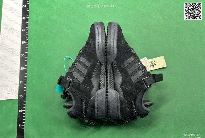 Adidas x Bad Bunny Forum Black Sneakers