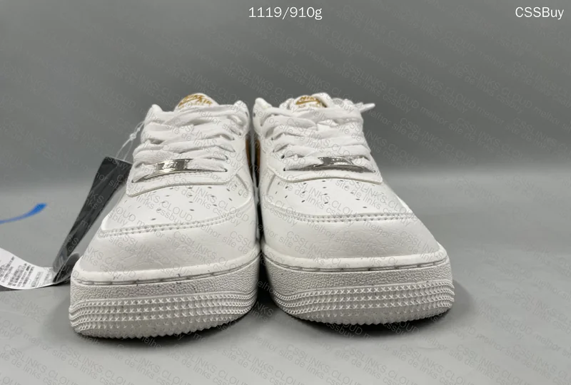 Air Force 1 Gold Sneakers 2