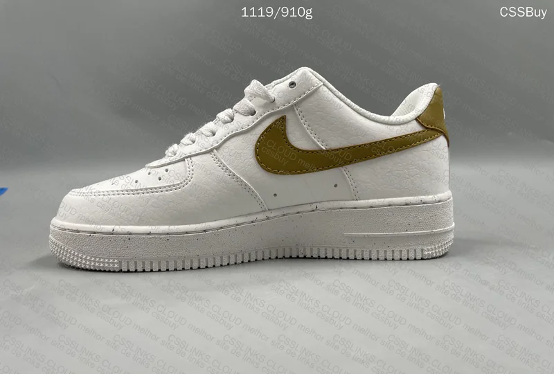 Air Force 1 Gold Sneakers 8