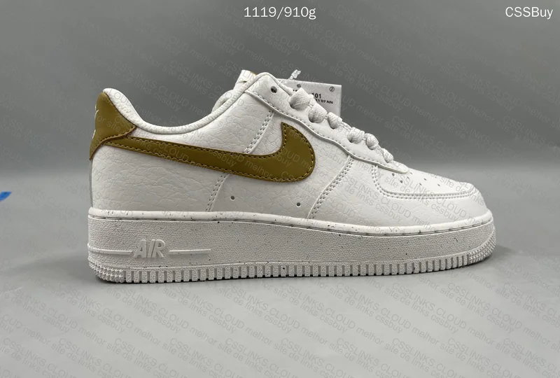Air Force 1 Gold Sneakers 9