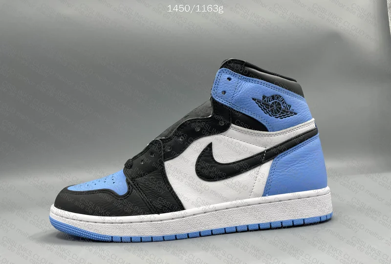 Air Jordan 1 High Blue Sneakers 4
