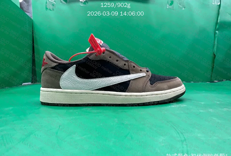Tênis Air Jordan 1 Low Travis Mocha sale 6