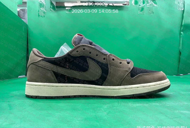 Tênis Air Jordan 1 Low Travis Mocha sale 8