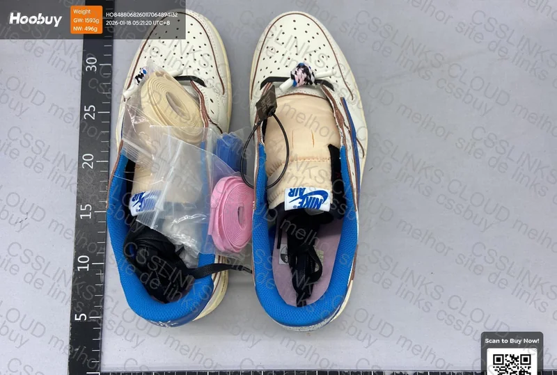 Tênis Air Jordan 1 Low x Travis Scott x Fragment 5