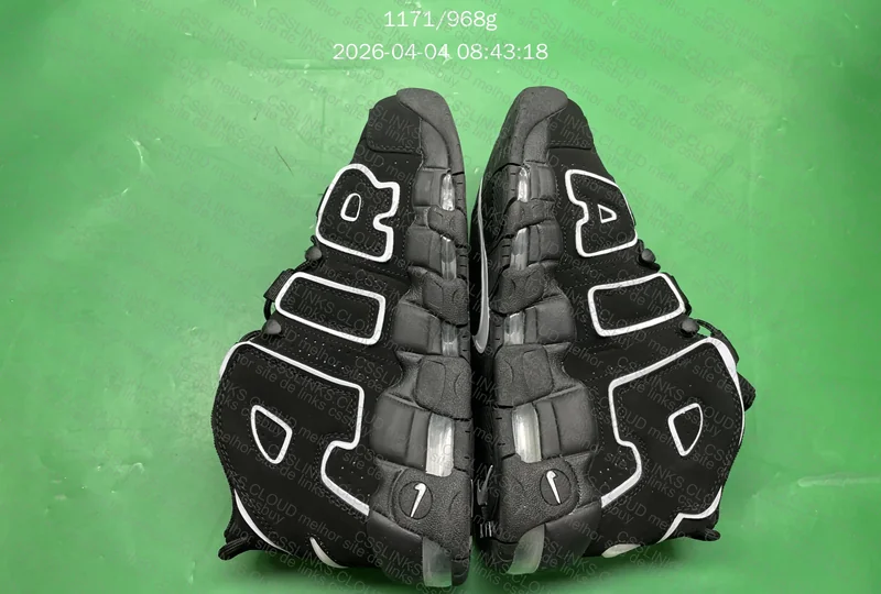 Tenis Air More Uptempo Black/White