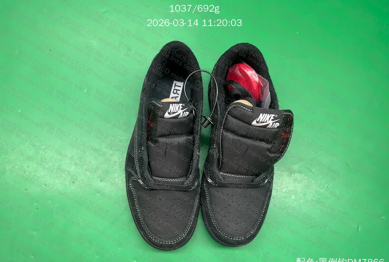 Tênis AJ1 Low TS Black Phantom 2