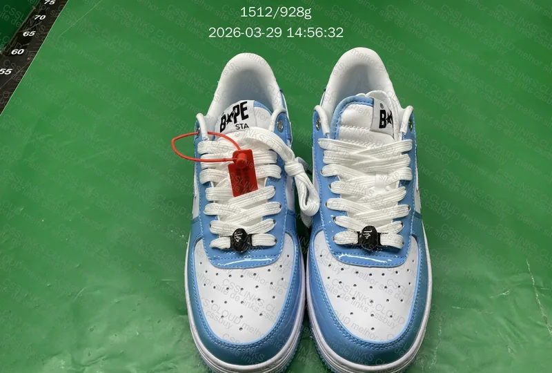 tênis bape sta azul e branco