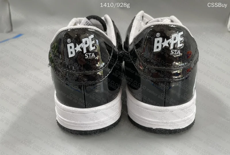 Bapesta Black Sneakers