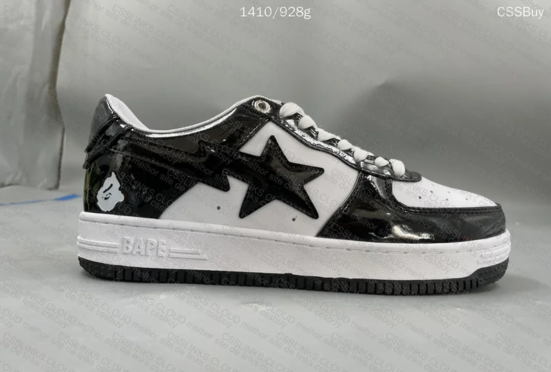 Bapesta Black Sneakers 4