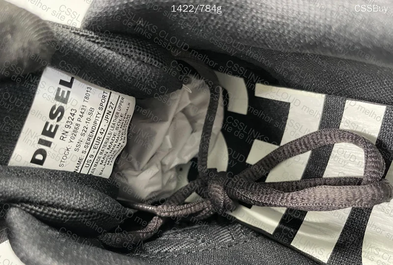 Diesel S-Serendipity Sport Black Sneakers 8