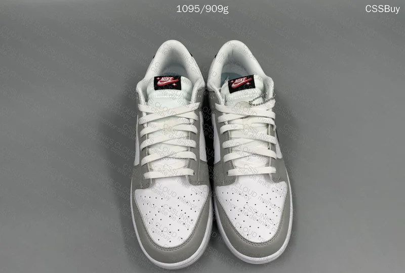 Dunk Lottery Sneakers (Gray and Black) 2