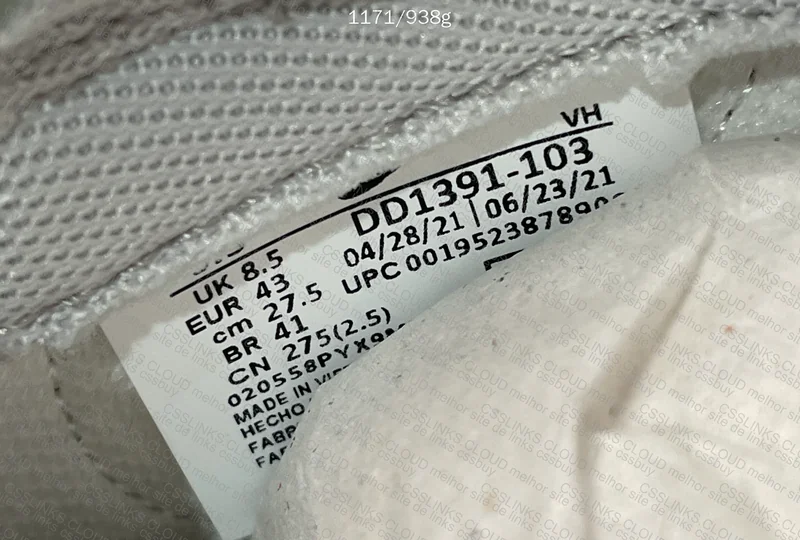 Dunk Low Gray Fog Sneakers 8