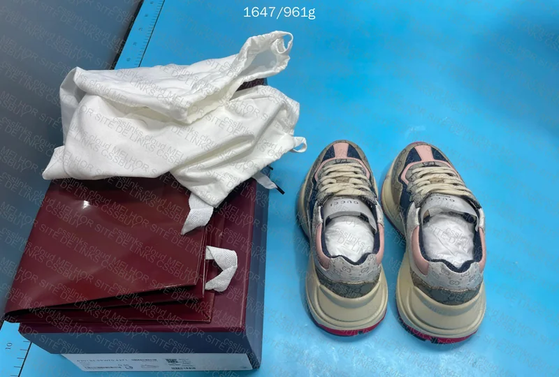 Gucci Canvas GG Rhyton Sneakers