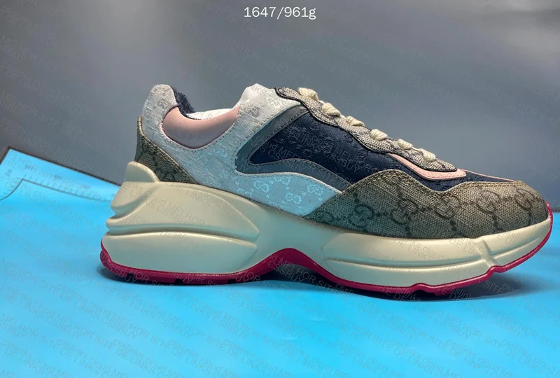 Gucci Canvas GG Rhyton Sneakers 2