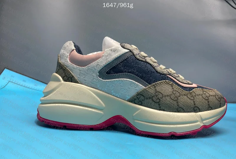 Gucci Canvas GG Rhyton Sneakers 6